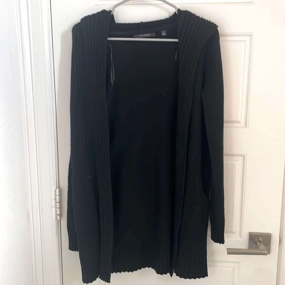 Hooded Cardigan - Soft Material - Size Small